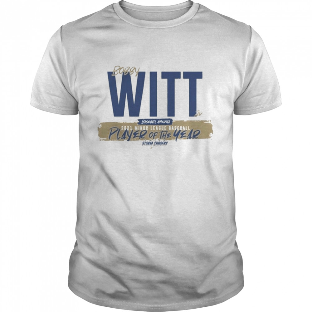 Bobby Witt Jr Baseball America 2021 Minor League Baseball Player Of The Year Shirt
