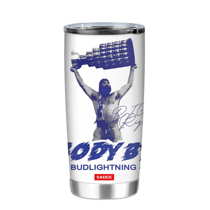 Body By Bud Lightning Sauce Tumbler