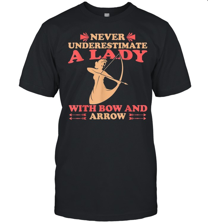 Bogenschieãÿen Lady Pfeil Mit Bogen Bogensport Bogenschã¼tze Shirt