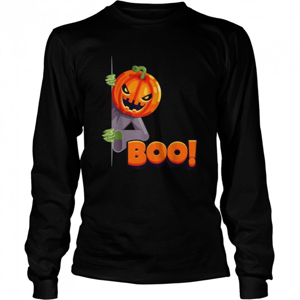 Boo Peekaboo Jackolantern Scary Halloween Pumpkin Shirt 2 » Cool Gifts for You - Mfamilygift Boo Peekaboo Jackolantern Scary Halloween Pumpkin Shirt 2