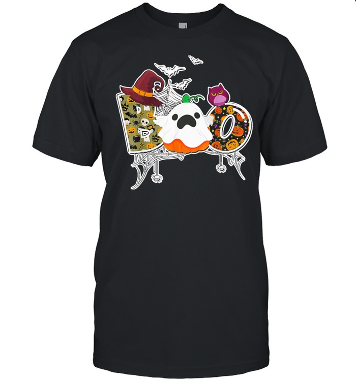 Boo Spooky Witch Ghost Owl Costume Shirt