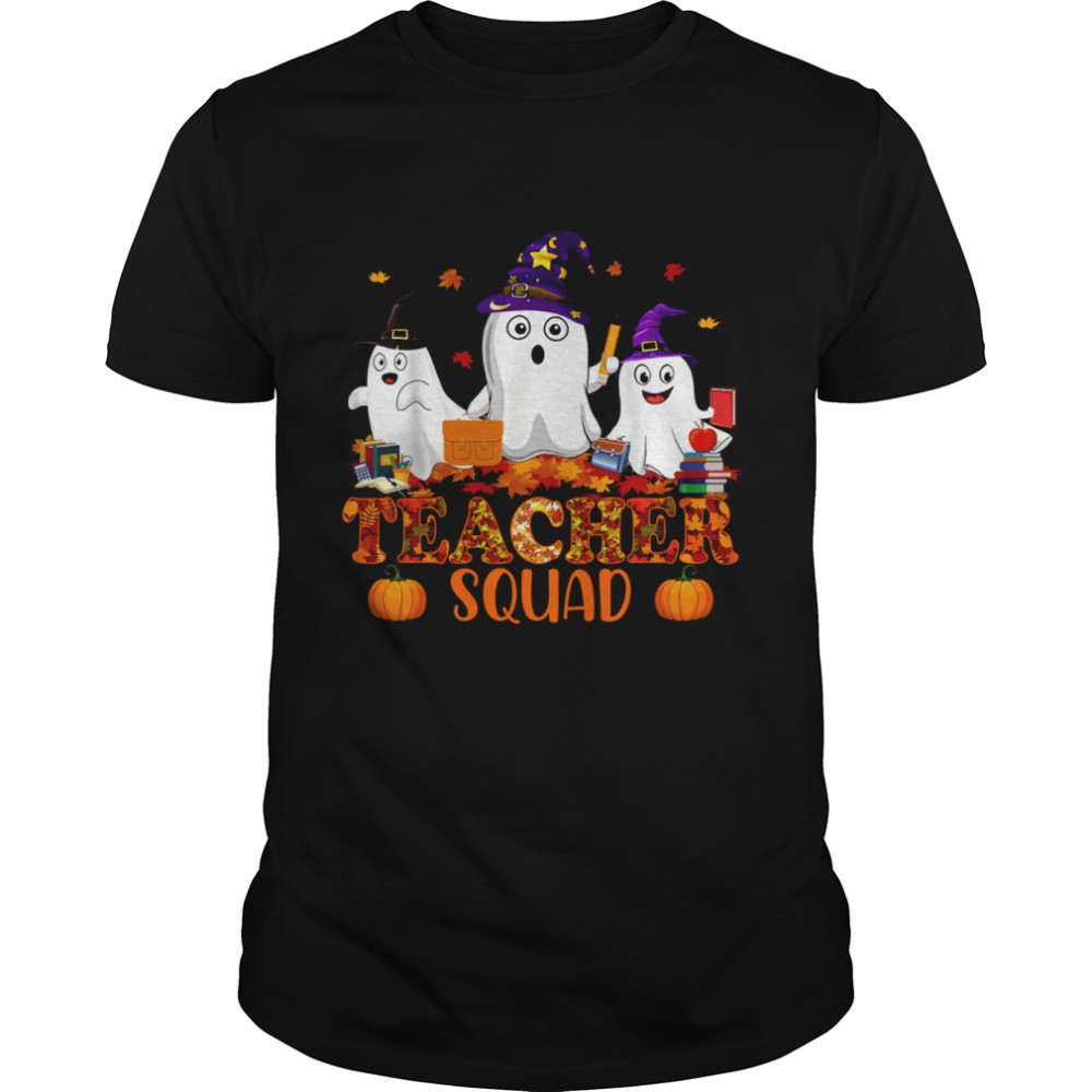 Boo Witch Teacher Squad Happy Halloween Shirt Boo Witch Teacher Squad Happy Halloween Shirt