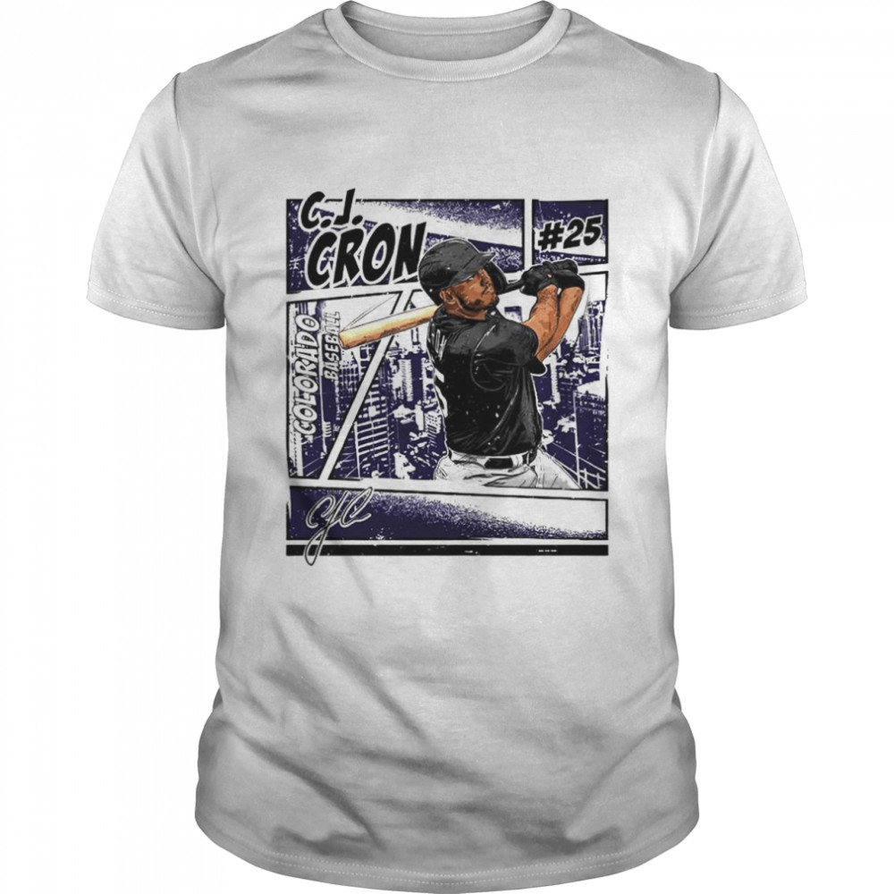 Colorado Baseball C.J. Cron Signature Shirt Colorado Baseball C.J. Cron Signature Shirt