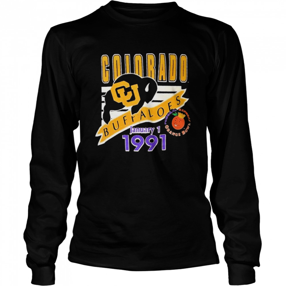 Colorado Buffaloes January 1 1991 Shirt 2 » Cool Gifts for You - Mfamilygift Colorado Buffaloes January 1 1991 Shirt 2