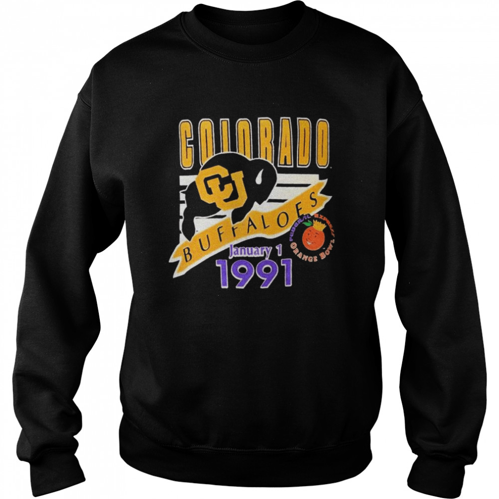 Colorado Buffaloes January 1 1991 Shirt 3 » Cool Gifts for You - Mfamilygift Colorado Buffaloes January 1 1991 Shirt 3