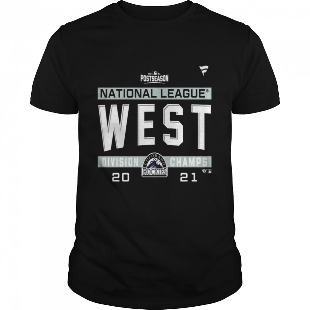 Colorado Rockies National League Nl West Division Champions 2021 Sport Shirt