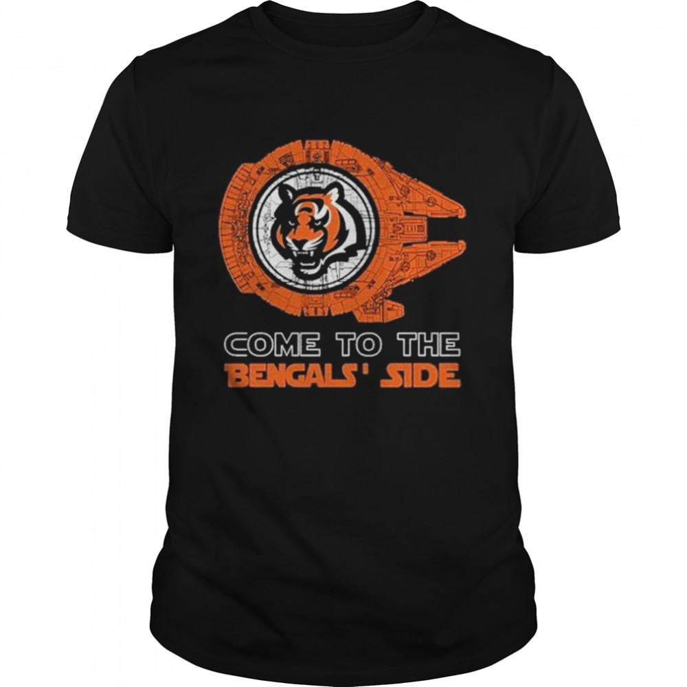 Come To The Cincinnati Bengals’ Side Star Wars Millennium Falcon Shirt