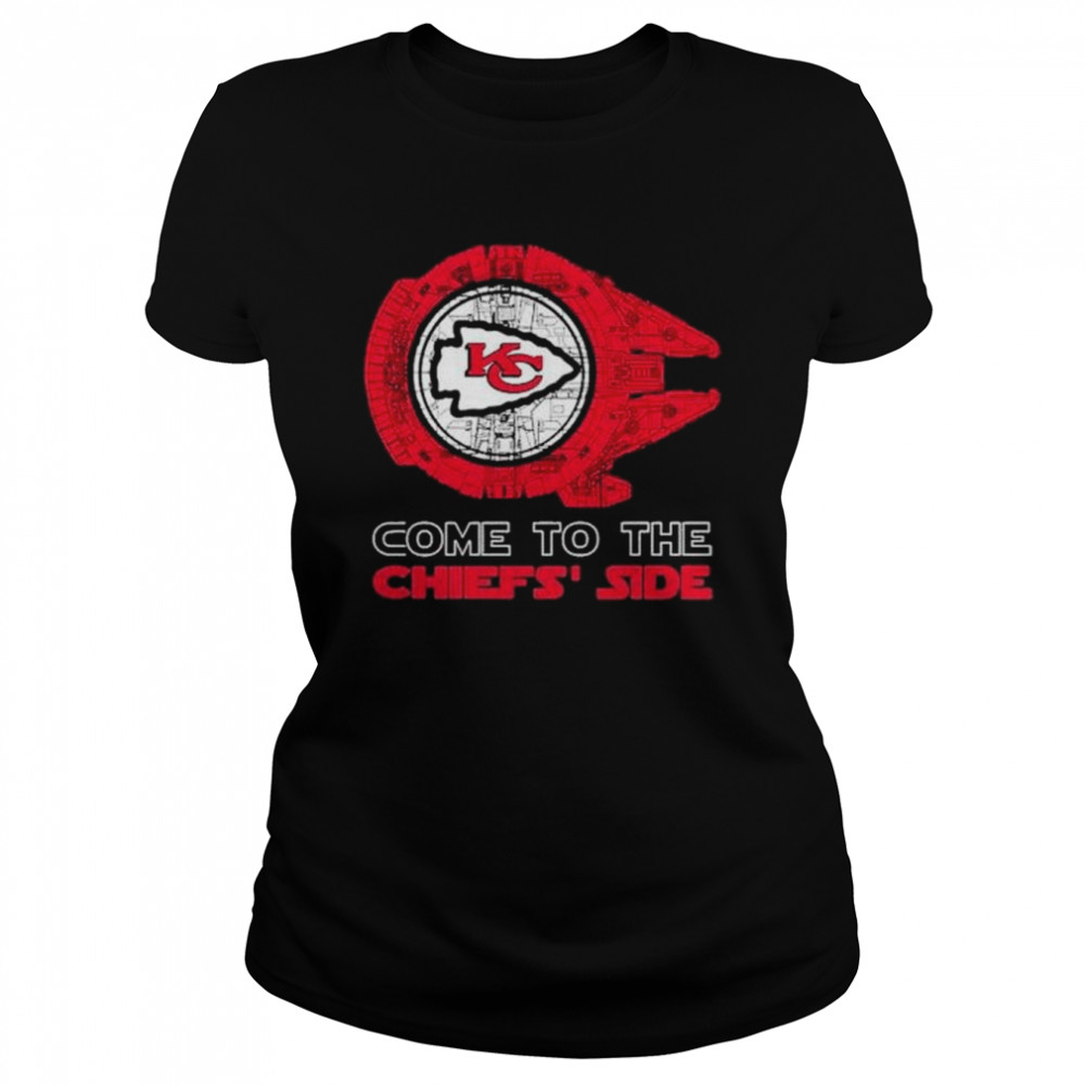 Come To The Kansas City Chiefs’ Side Star Wars Millennium Falcon Shirt 1 » Cool Gifts for You - Mfamilygift Come To The Kansas City Chiefs’ Side Star Wars Millennium Falcon Shirt 1