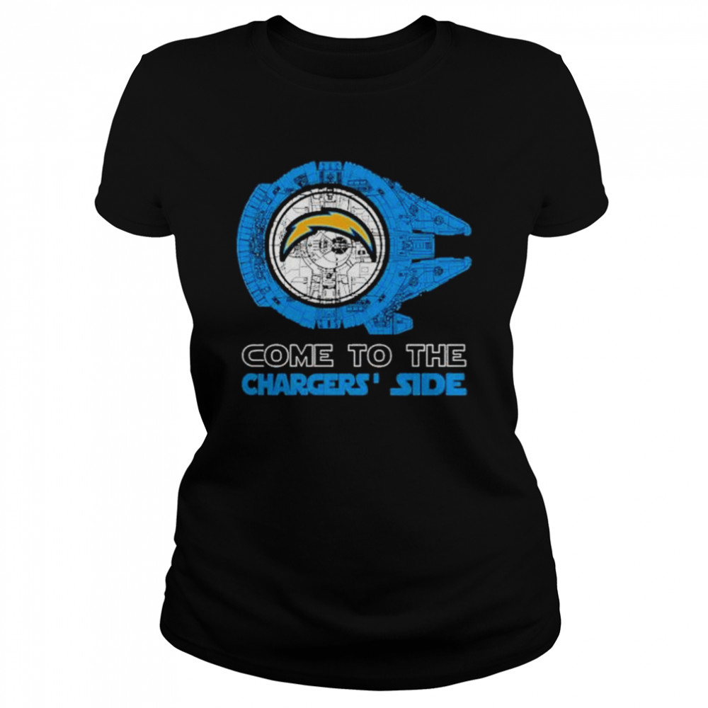 Come To The Los Angeles Chargers’ Side Star Wars Millennium Falcon Shirt 1 » Cool Gifts for You - Mfamilygift Come To The Los Angeles Chargers’ Side Star Wars Millennium Falcon Shirt 1