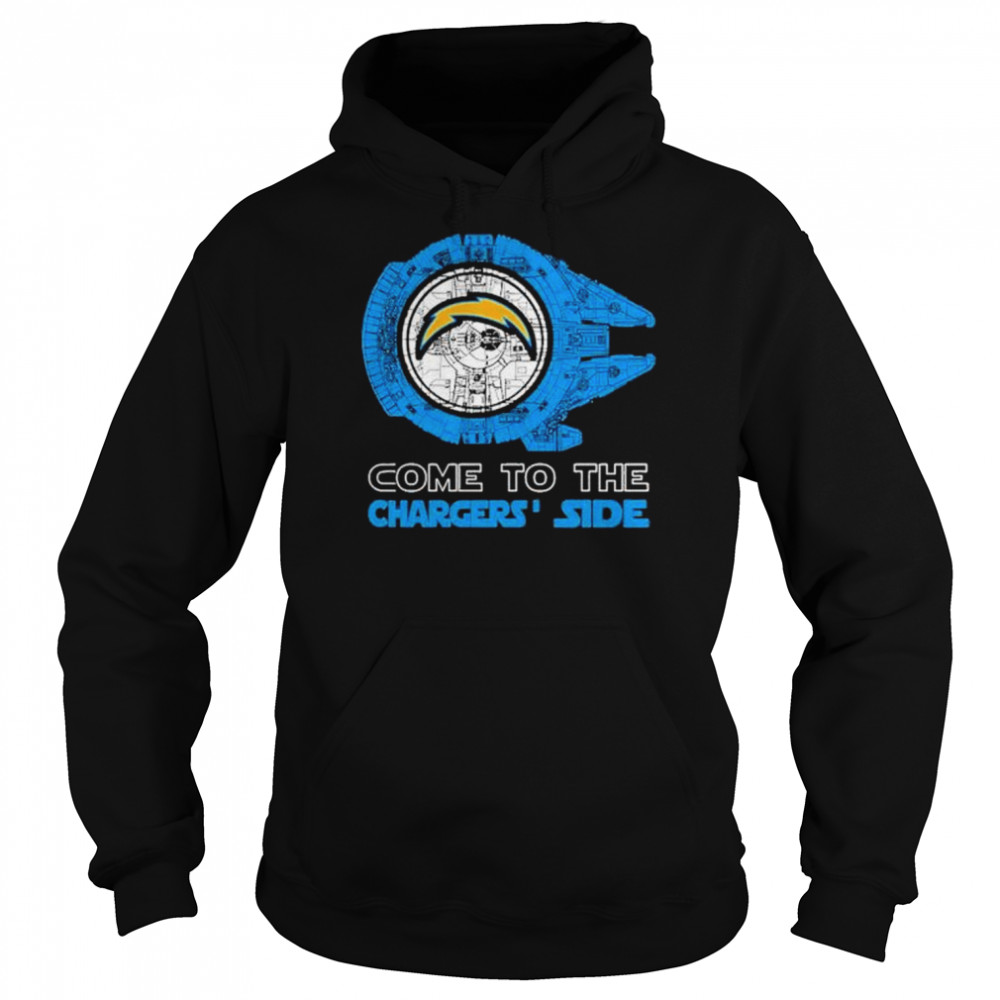 Come To The Los Angeles Chargers’ Side Star Wars Millennium Falcon Shirt 4 » Cool Gifts for You - Mfamilygift Come To The Los Angeles Chargers’ Side Star Wars Millennium Falcon Shirt 4