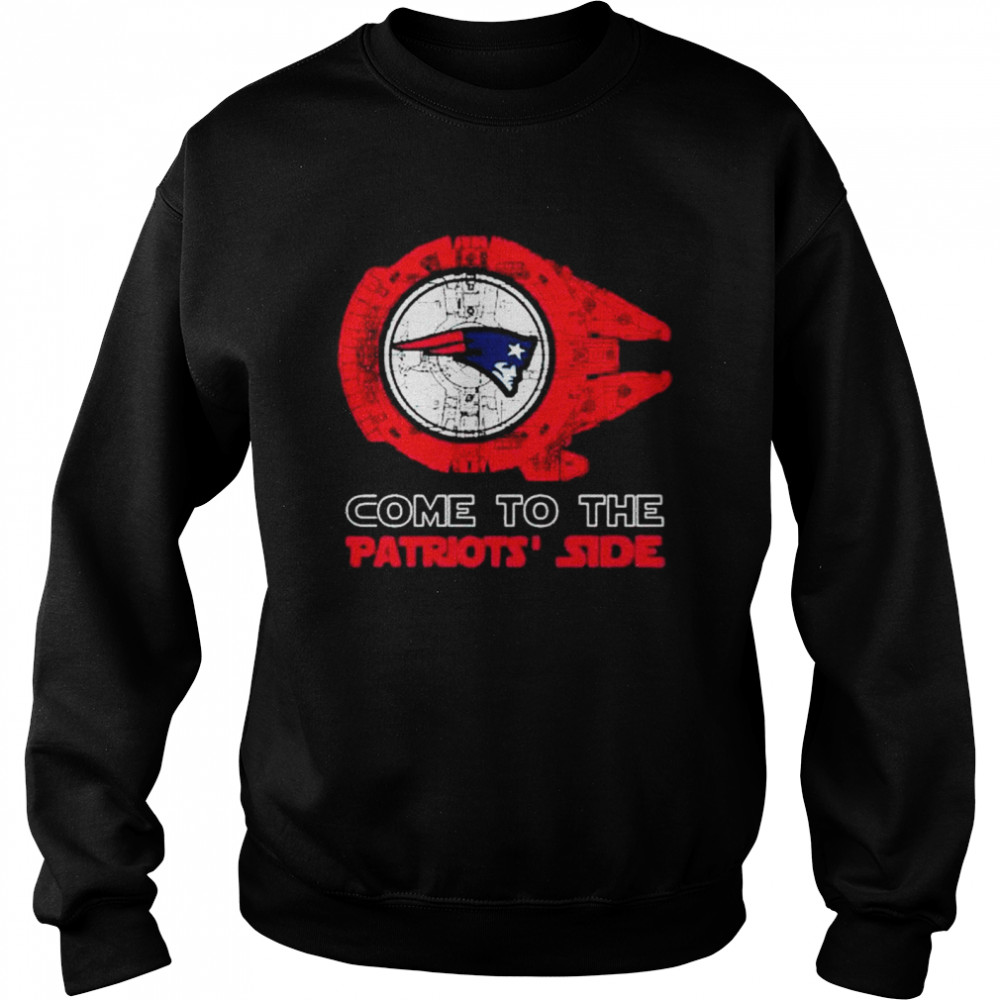 Come To The England Patriots’ Side Star Wars Millennium Falcon Shirt 3 » Cool Gifts for You - Mfamilygift Come To The England Patriots’ Side Star Wars Millennium Falcon Shirt 3