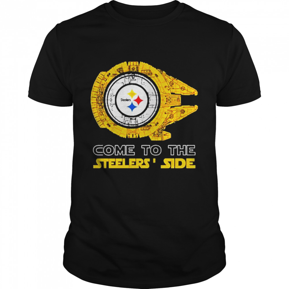 Come To The Pittsburgh Steelers’ Side Star Wars Millennium Falcon Shirt
