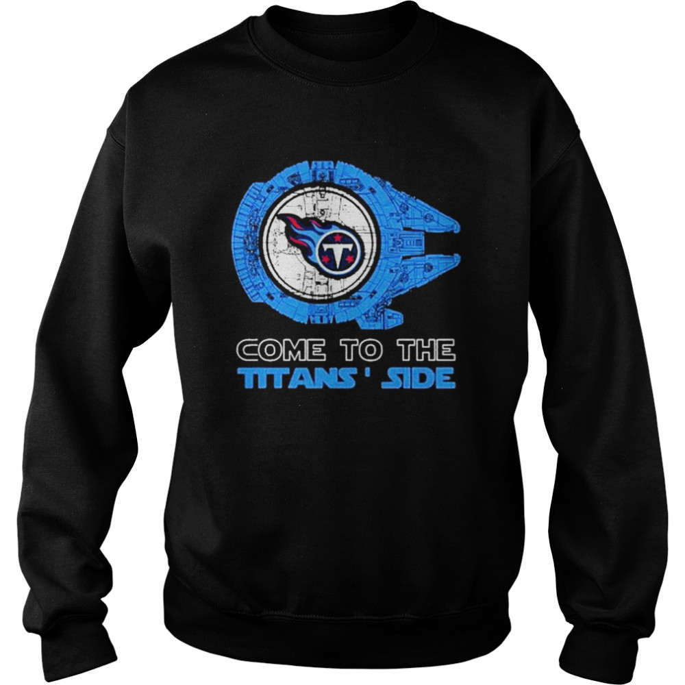 Come To The Tennessee Titans’ Side Star Wars Millennium Falcon Shirt 3 » Cool Gifts for You - Mfamilygift Come To The Tennessee Titans’ Side Star Wars Millennium Falcon Shirt 3