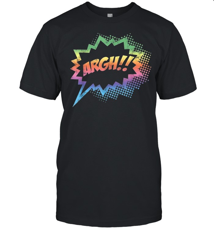 Comics Sprechblase Flã¼che Argh Lustige Sprã¼che Popart Shirt