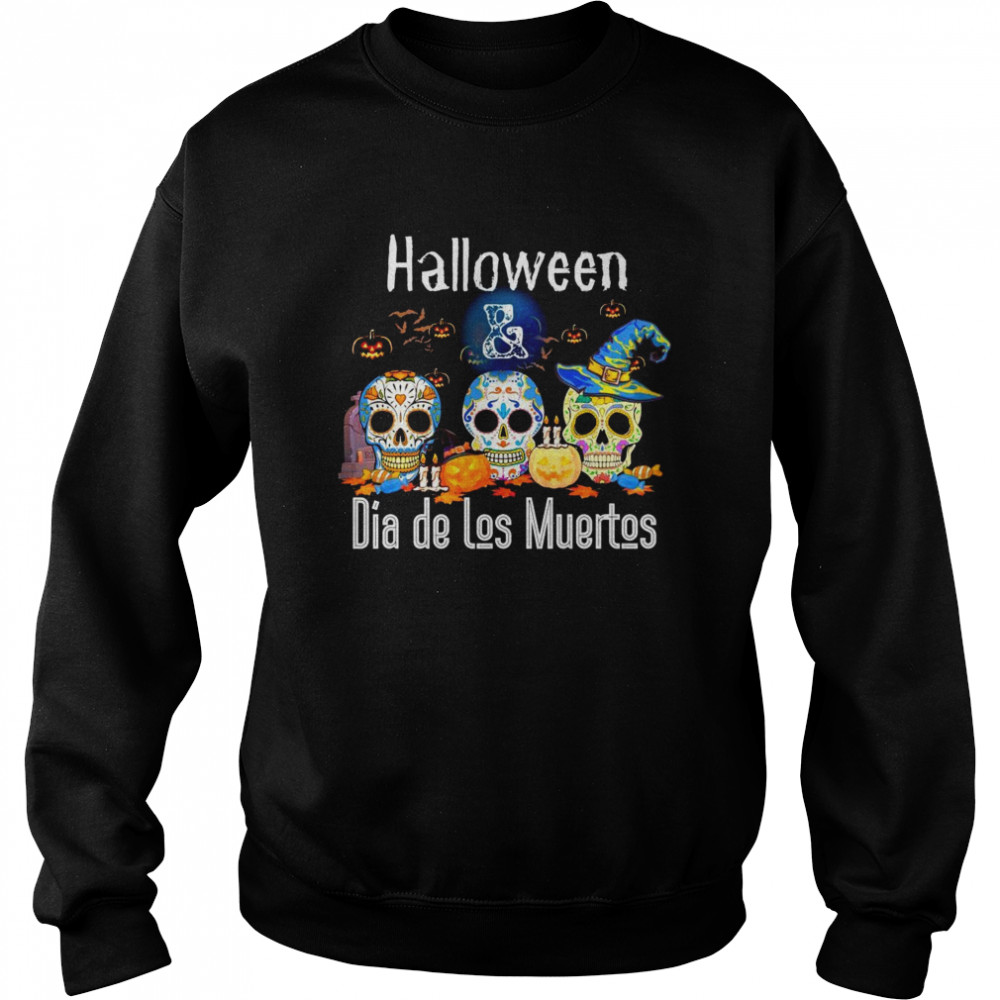 Cool Halloween Day Of Dead Sugar Skull Spooky Pumpkins Shirt 3 » Cool Gifts for You - Mfamilygift Cool Halloween Day Of Dead Sugar Skull Spooky Pumpkins Shirt 3