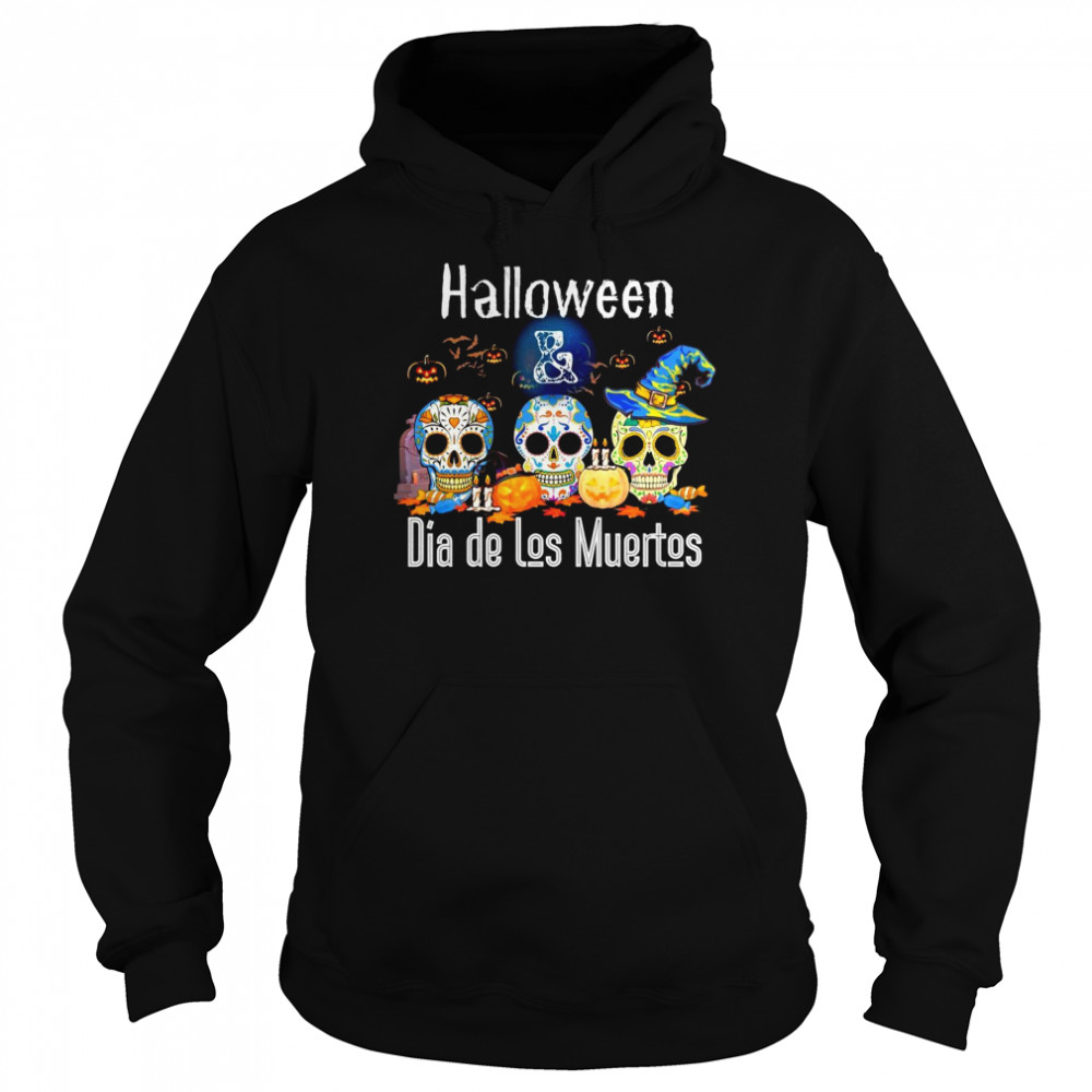 Cool Halloween Day Of Dead Sugar Skull Spooky Pumpkins Shirt 4 » Cool Gifts for You - Mfamilygift Cool Halloween Day Of Dead Sugar Skull Spooky Pumpkins Shirt 4