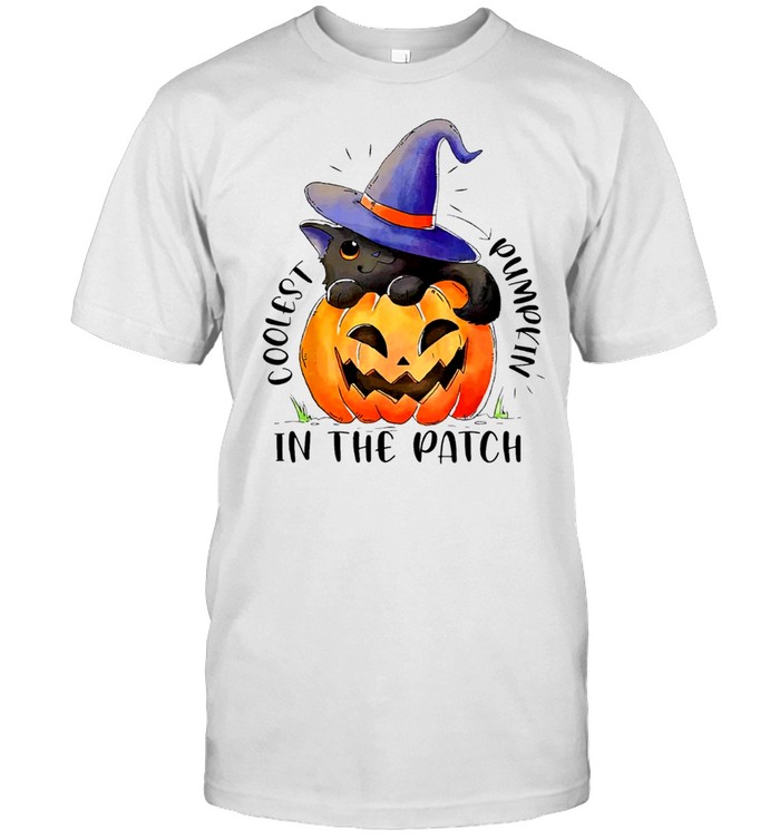 Coolest Cat Witch Pumpkin In The Patch Shirt Coolest Cat Witch Pumpkin In The Patch Shirt