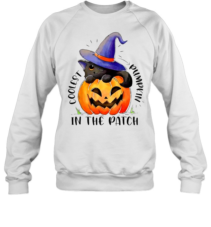 Coolest Cat Witch Pumpkin In The Patch Shirt 3 » Cool Gifts for You - Mfamilygift Coolest Cat Witch Pumpkin In The Patch Shirt 3