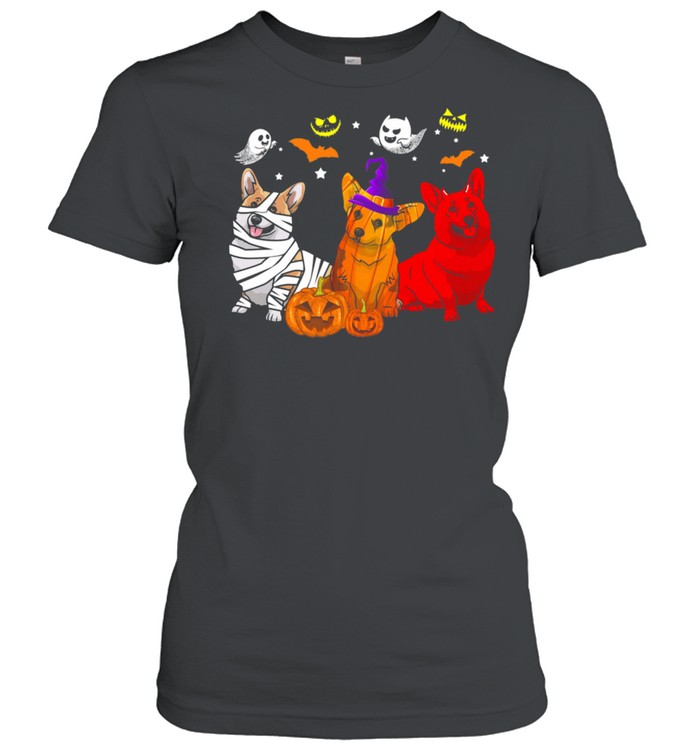 Corgi Dog Witch Boo Halloween Shirt 1 » Cool Gifts for You - Mfamilygift Corgi Dog Witch Boo Halloween Shirt 1