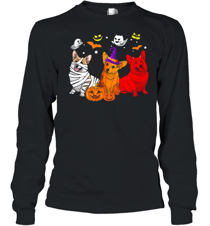 Corgi Dog Witch Boo Halloween Shirt 2 » Cool Gifts for You - Mfamilygift Corgi Dog Witch Boo Halloween Shirt 2
