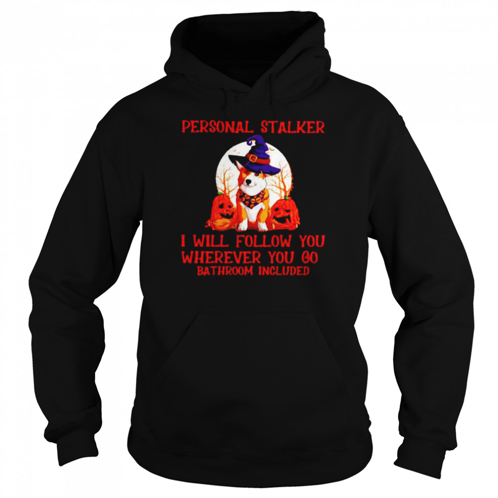 Corgi Personal Stalker I Will Follow You Halloween Shirt 4 » Cool Gifts for You - Mfamilygift Corgi Personal Stalker I Will Follow You Halloween Shirt 4