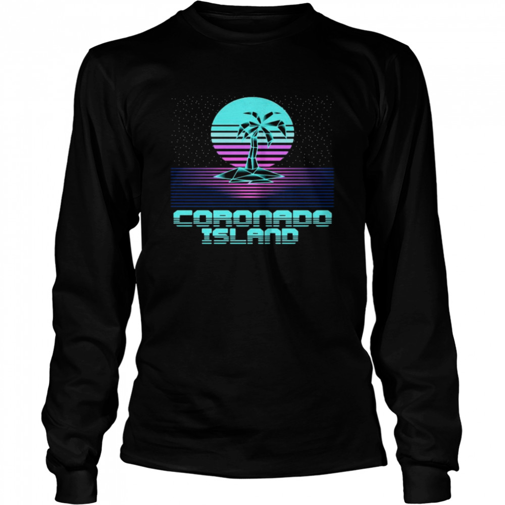 Coronado Island Ca Retro Vintage 80Er Palme Souvenir T-Shirt 2&nbsp;