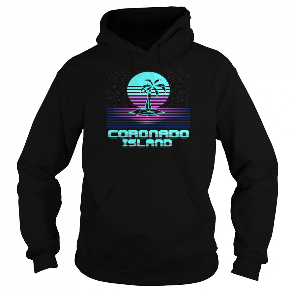 Coronado Island Ca Retro Vintage 80Er Palme Souvenir T-Shirt 4&nbsp;