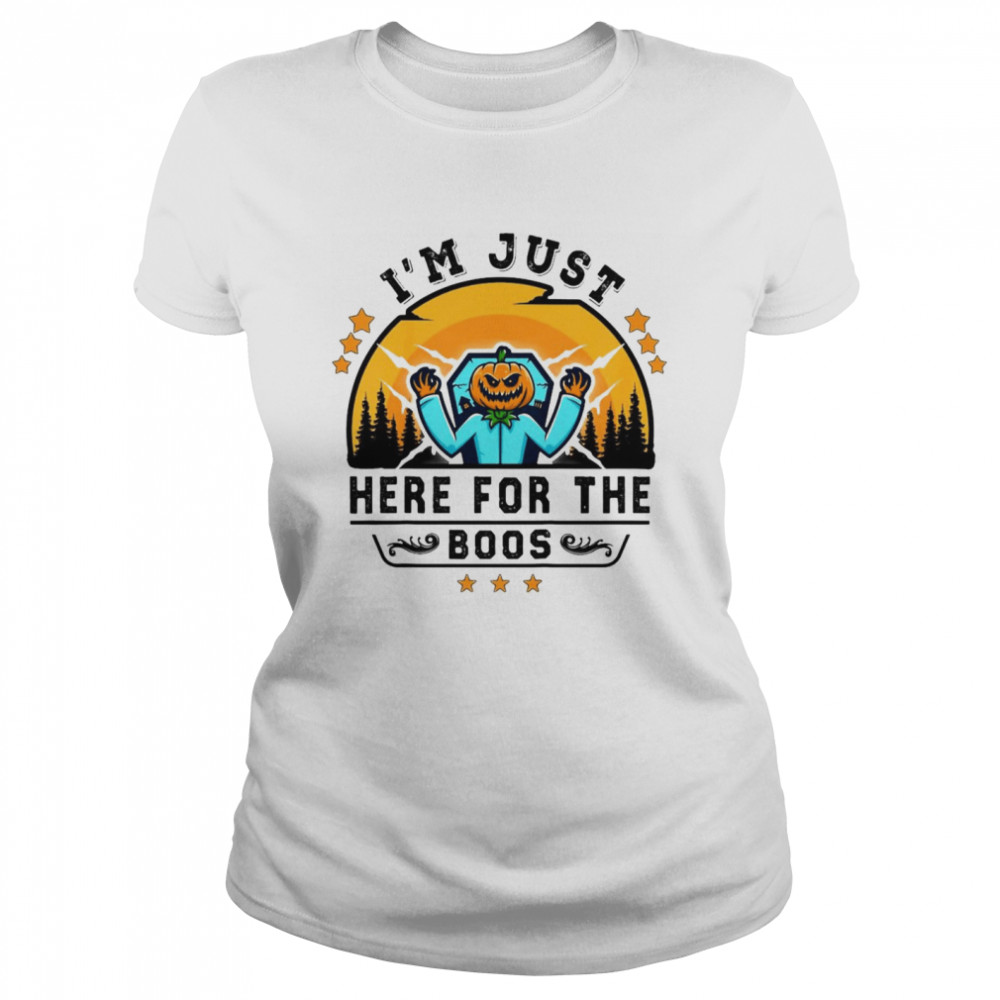 Halloween I’M Just Here For The Boos Vintage T-Shirt 1 » Cool Gifts for You - Mfamilygift Halloween I’M Just Here For The Boos Vintage T-Shirt 1