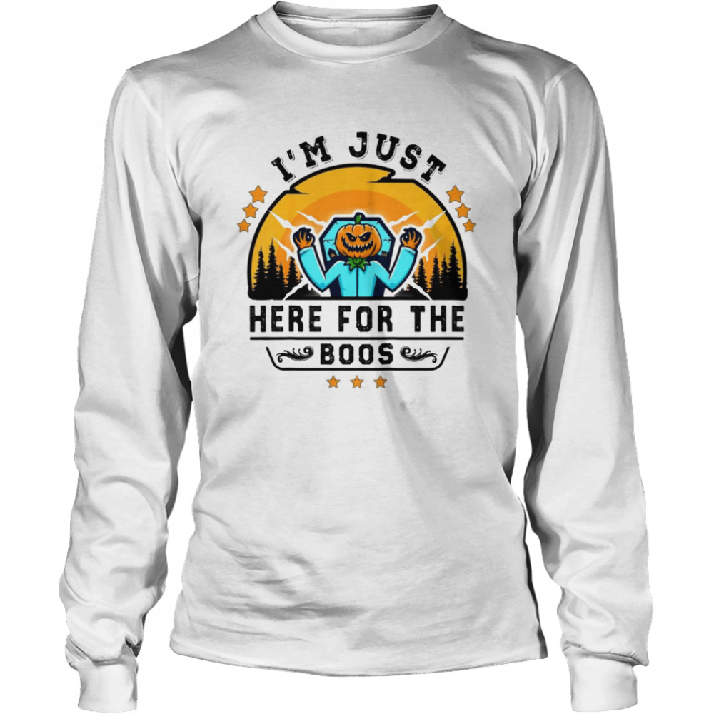 Halloween I’M Just Here For The Boos Vintage T-Shirt 2 » Cool Gifts for You - Mfamilygift Halloween I’M Just Here For The Boos Vintage T-Shirt 2