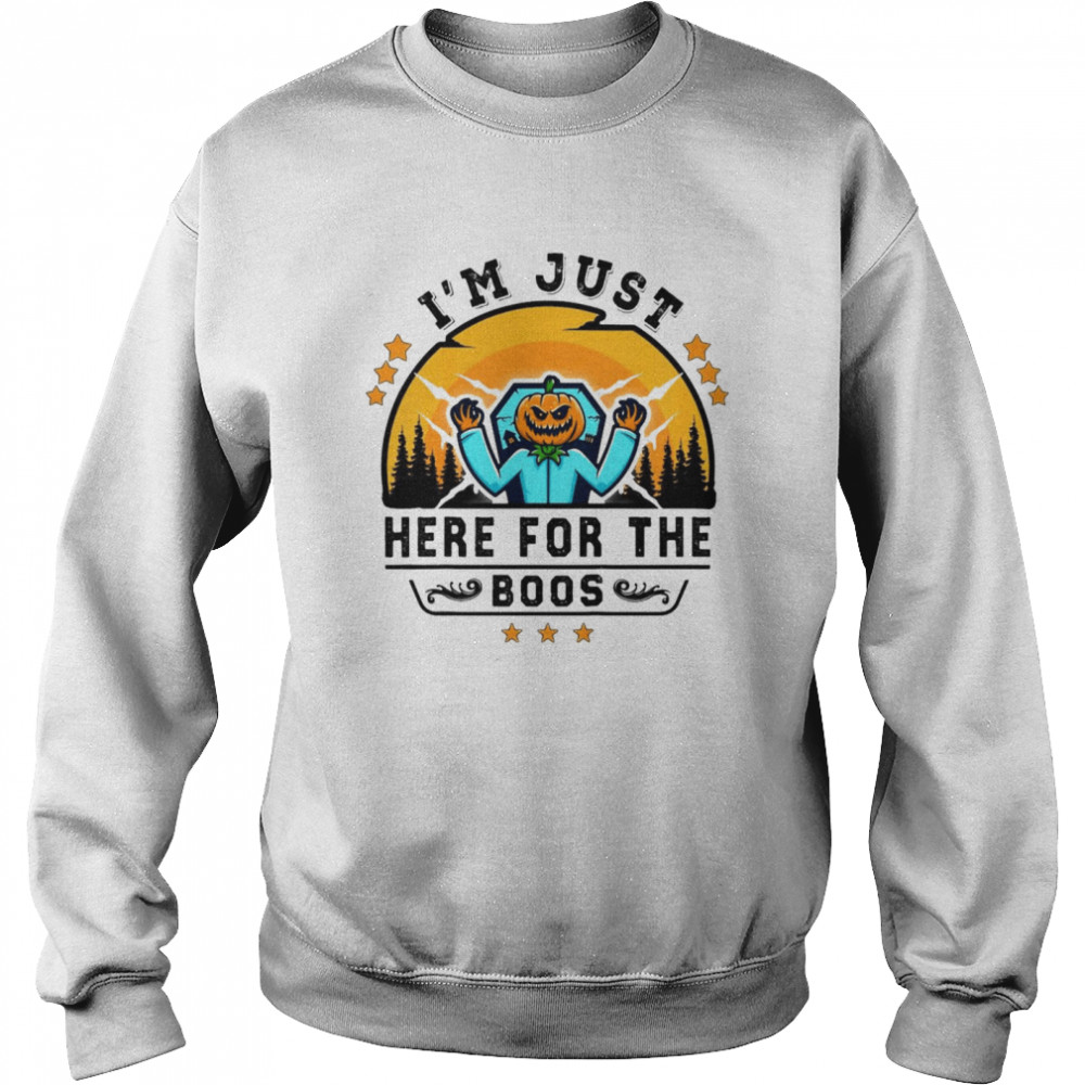 Halloween I’M Just Here For The Boos Vintage T-Shirt 3 » Cool Gifts for You - Mfamilygift Halloween I’M Just Here For The Boos Vintage T-Shirt 3