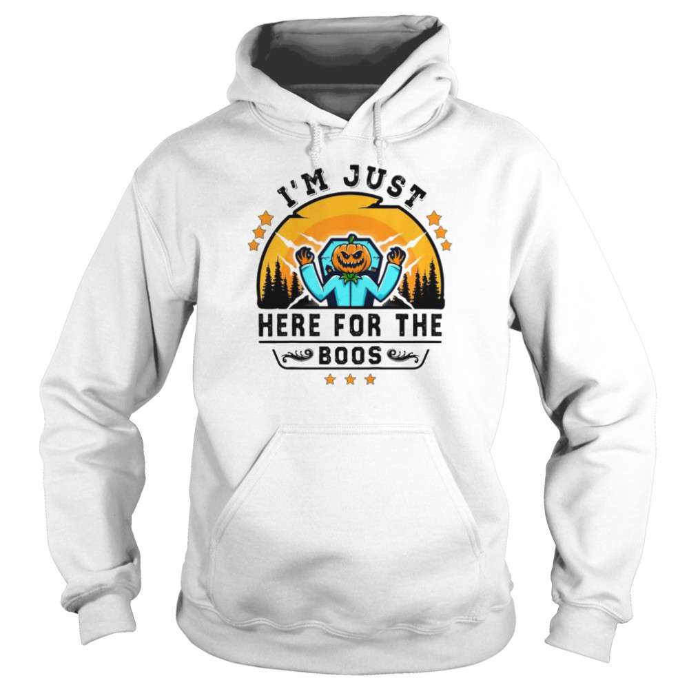 Halloween I’M Just Here For The Boos Vintage T-Shirt 4 » Cool Gifts for You - Mfamilygift Halloween I’M Just Here For The Boos Vintage T-Shirt 4