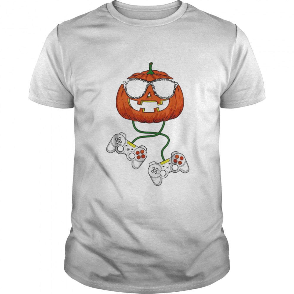 Halloween Jack O Lantern Gamer Halloween Shirt
