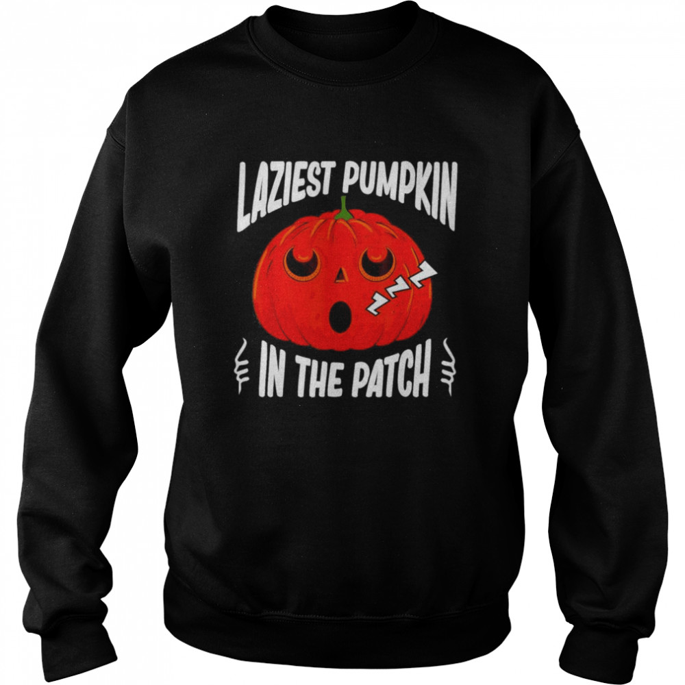 Halloween Laziest Pumpkin In The Patch Shirt 3 » Cool Gifts for You - Mfamilygift Halloween Laziest Pumpkin In The Patch Shirt 3