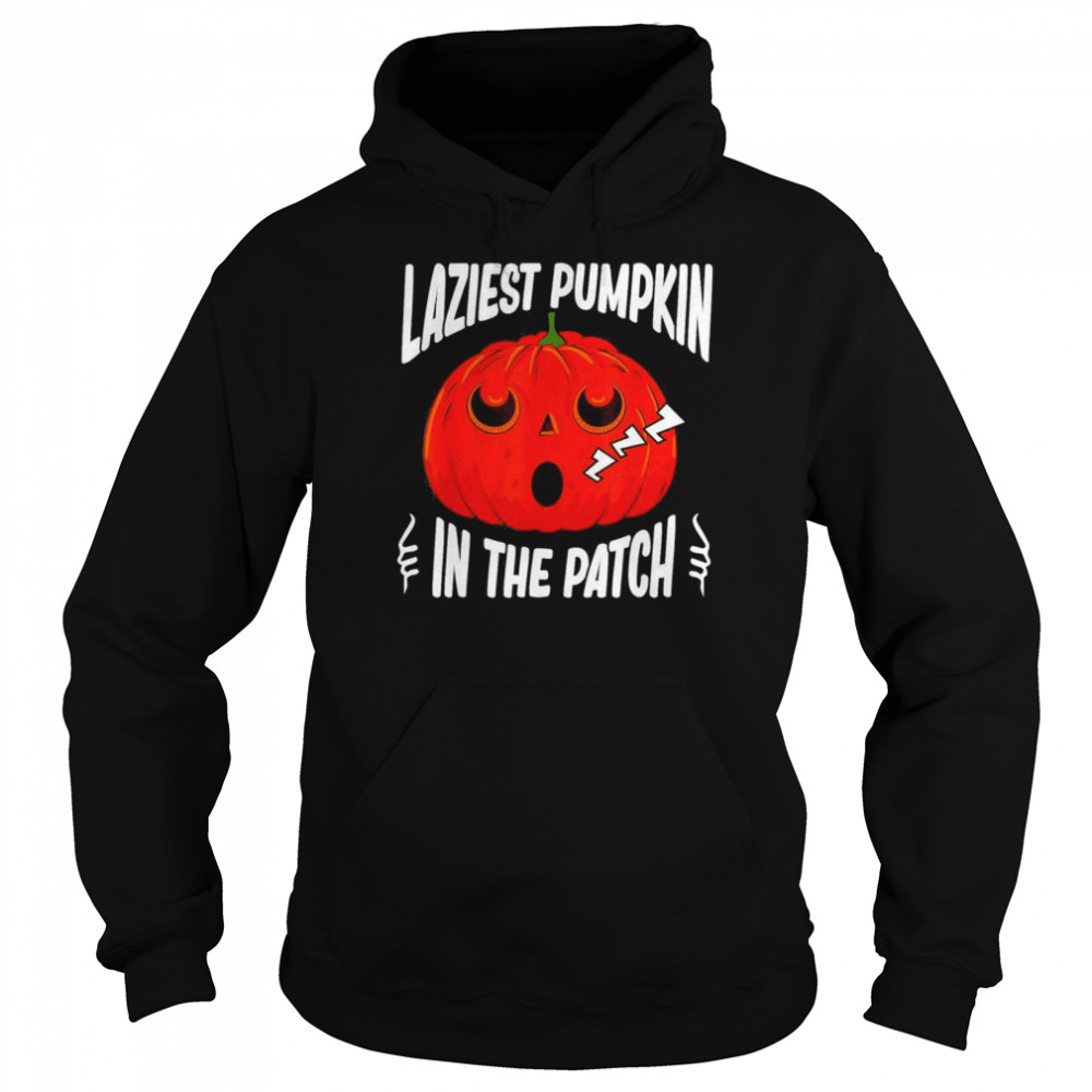 Halloween Laziest Pumpkin In The Patch Shirt 4 » Cool Gifts for You - Mfamilygift Halloween Laziest Pumpkin In The Patch Shirt 4