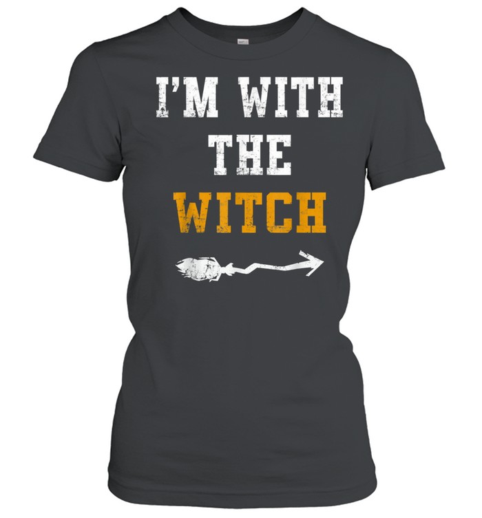 Halloween Male I’M With The Witch Costume Couples Shirt 1 » Cool Gifts for You - Mfamilygift Halloween Male I’M With The Witch Costume Couples Shirt 1