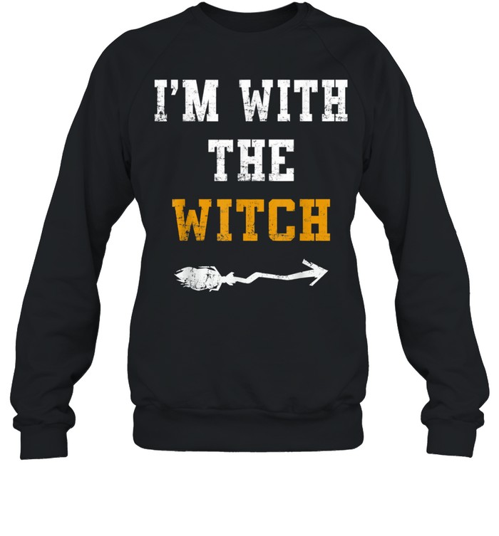 Halloween Male I’M With The Witch Costume Couples Shirt 3 » Cool Gifts for You - Mfamilygift Halloween Male I’M With The Witch Costume Couples Shirt 3
