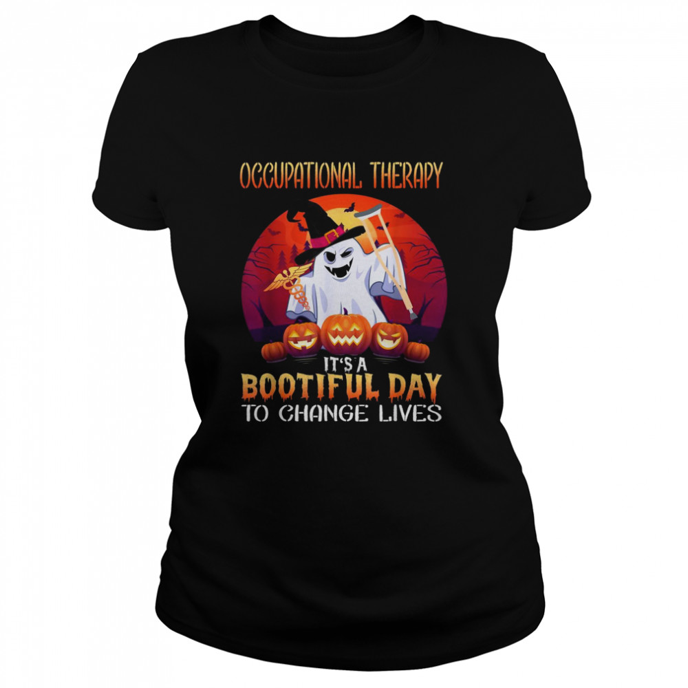 Halloween Occupational Therapy’ A Bootiful Day To Save Lives Shirt 1 » Cool Gifts for You - Mfamilygift Halloween Occupational Therapy’ A Bootiful Day To Save Lives Shirt 1