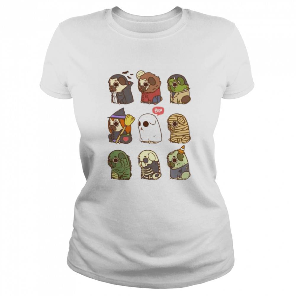Halloween Puglie Boo Horror Shirt 1 » Cool Gifts for You - Mfamilygift Halloween Puglie Boo Horror Shirt 1