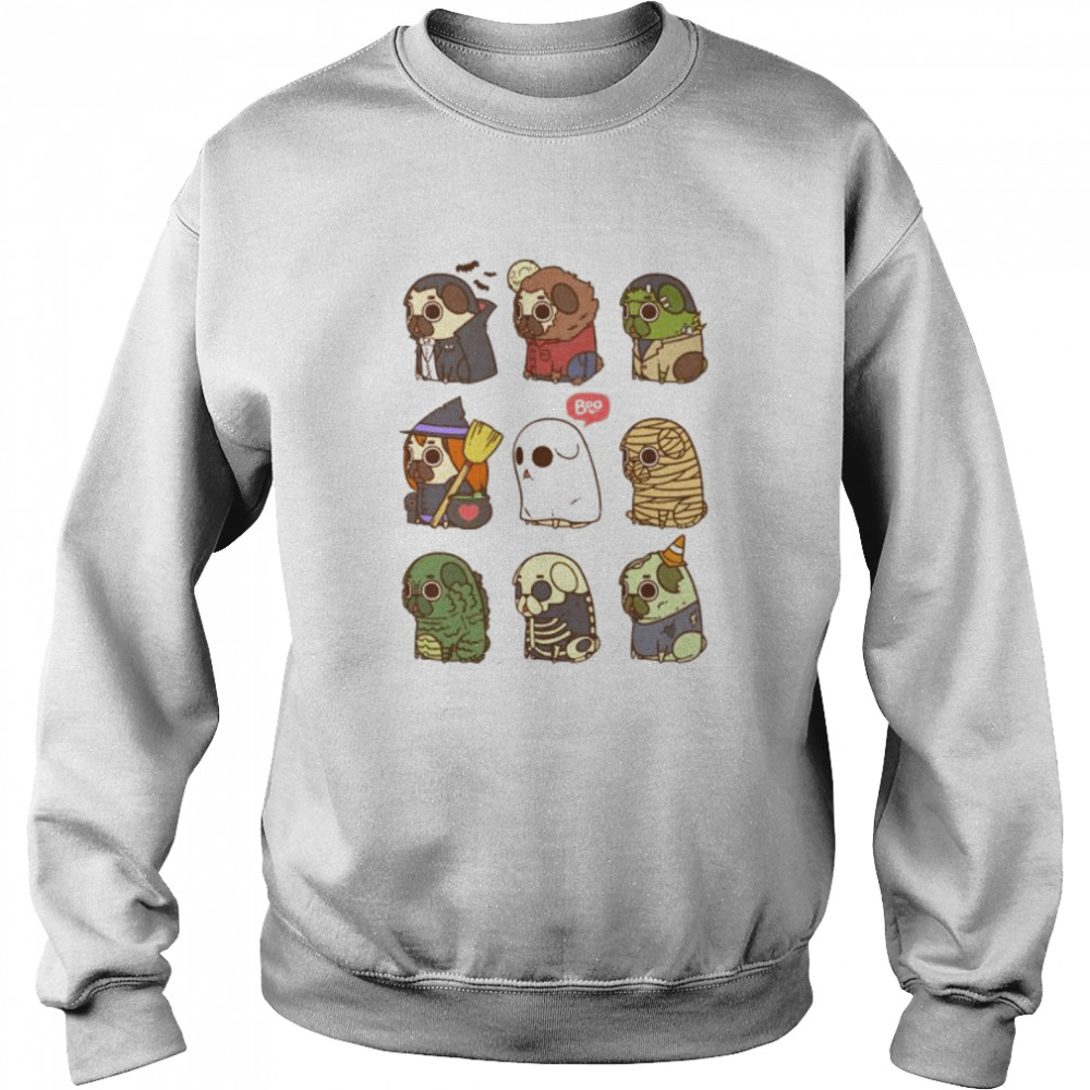 Halloween Puglie Boo Horror Shirt 3 » Cool Gifts for You - Mfamilygift Halloween Puglie Boo Horror Shirt 3