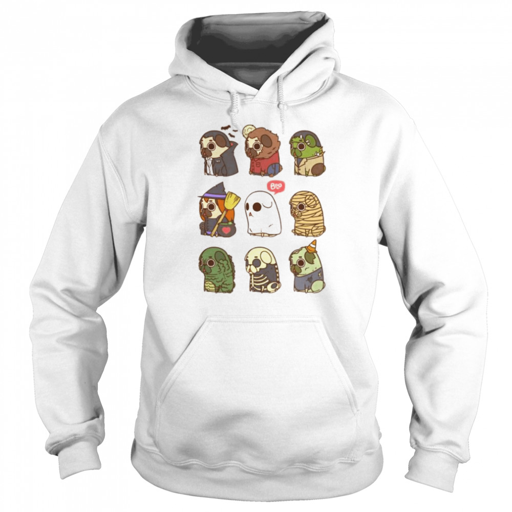 Halloween Puglie Boo Horror Shirt 4 » Cool Gifts for You - Mfamilygift Halloween Puglie Boo Horror Shirt 4