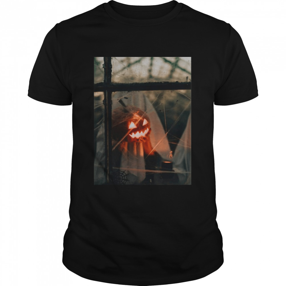 Halloween Scary Art Gift Pumpkin Happy Halloween 2021 T-Shirt