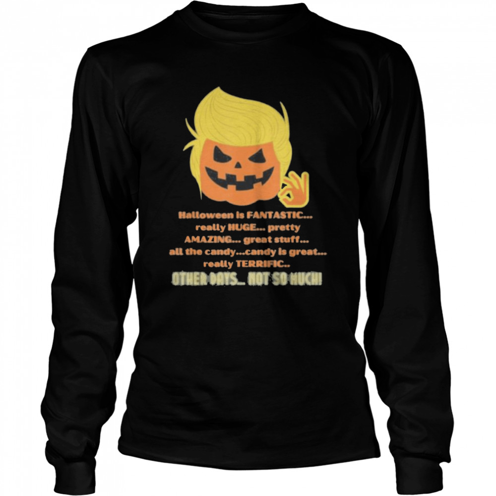 Halloween Trump Pumpkin Costume Shirt 2 » Cool Gifts for You - Mfamilygift Halloween Trump Pumpkin Costume Shirt 2