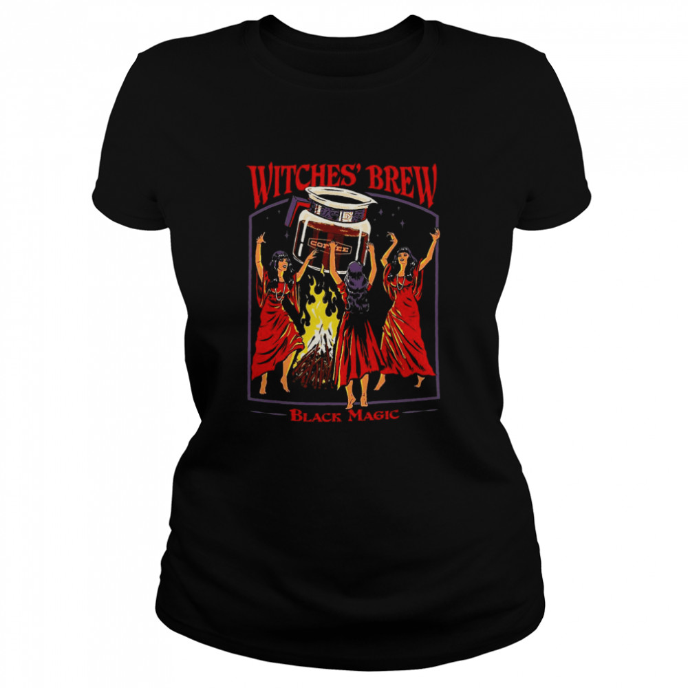 Halloween Witches’ Brew Black Magic Coffee T-Shirt 1 » Cool Gifts for You - Mfamilygift Halloween Witches’ Brew Black Magic Coffee T-Shirt 1