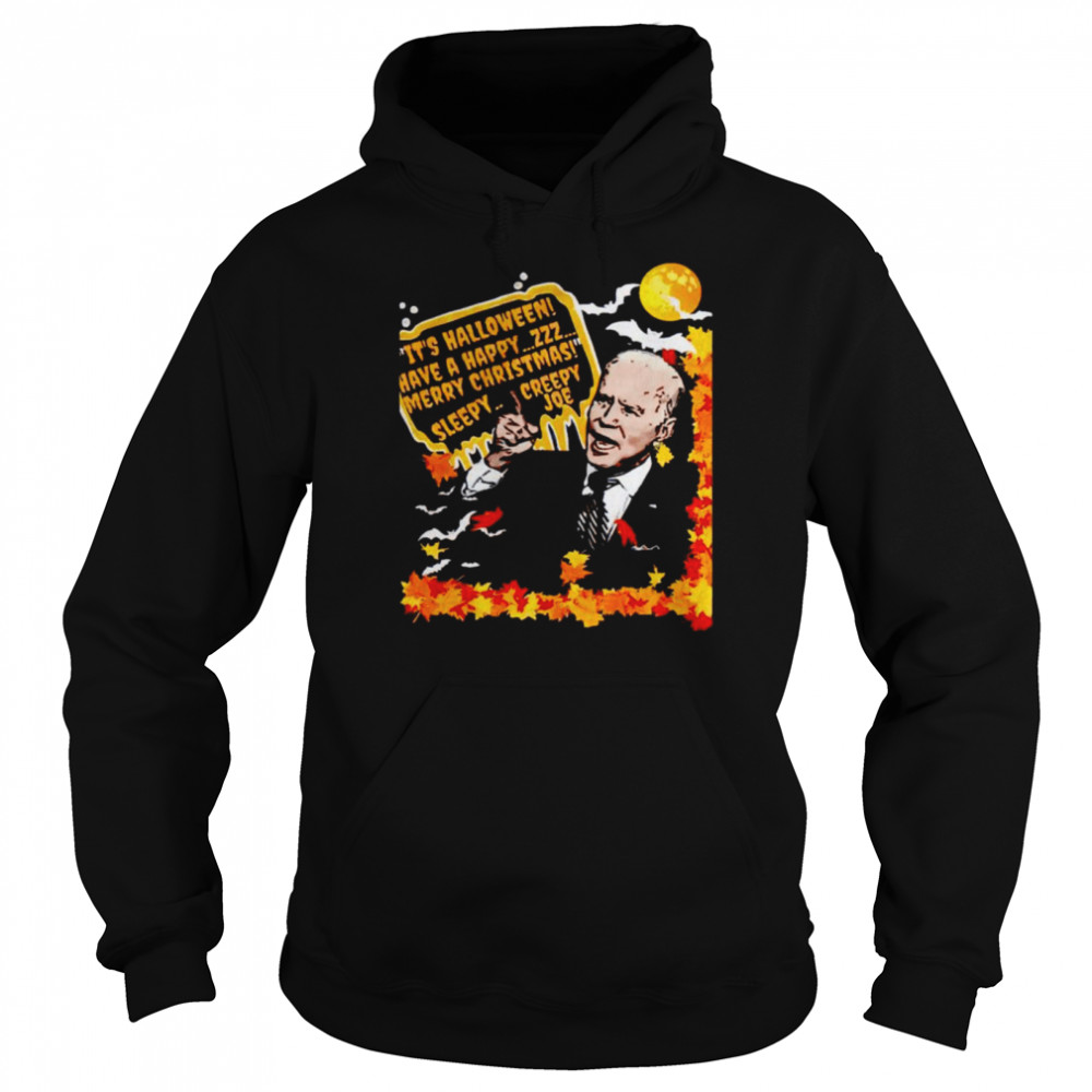 Happy Biden It’S Halloween Have A Happy Merry Christmas Sleepy Creepy Joe Shirt 4 » Cool Gifts for You - Mfamilygift Happy Biden It’S Halloween Have A Happy Merry Christmas Sleepy Creepy Joe Shirt 4