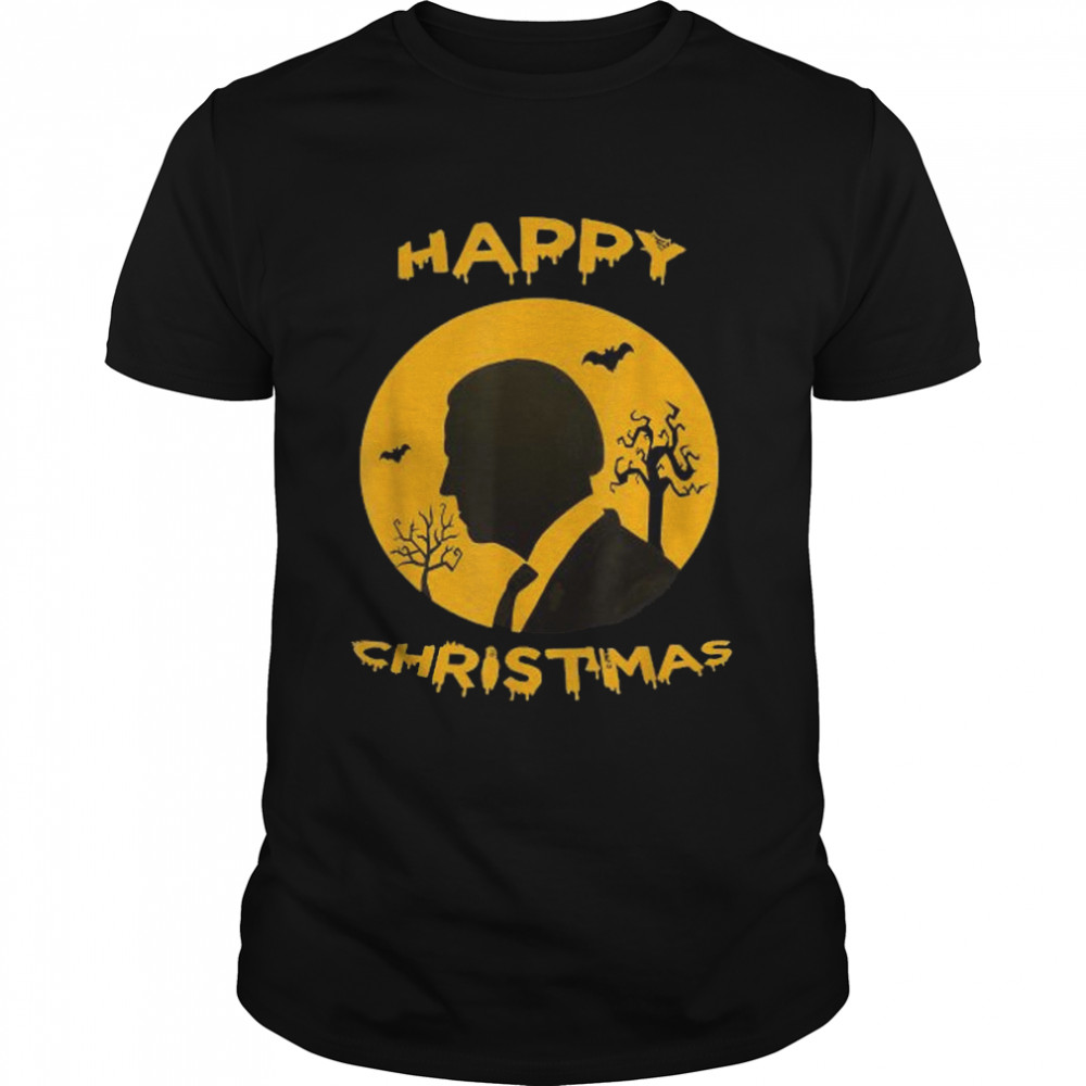 Happy Christmas Halloween Jokes Pumpkin Funny Joe Biden T-Shirt Happy Christmas Halloween Jokes Pumpkin Funny Joe Biden T-Shirt