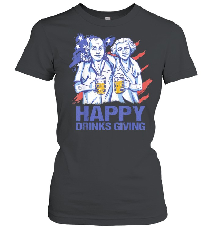 Happy Drinks Giving Thanksgiving Party Patriotic Us Flag Shirt 1 » Cool Gifts for You - Mfamilygift Happy Drinks Giving Thanksgiving Party Patriotic Us Flag Shirt 1