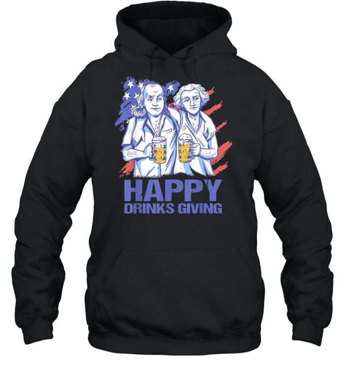 Happy Drinks Giving Thanksgiving Party Patriotic Us Flag Shirt 4 » Cool Gifts for You - Mfamilygift Happy Drinks Giving Thanksgiving Party Patriotic Us Flag Shirt 4