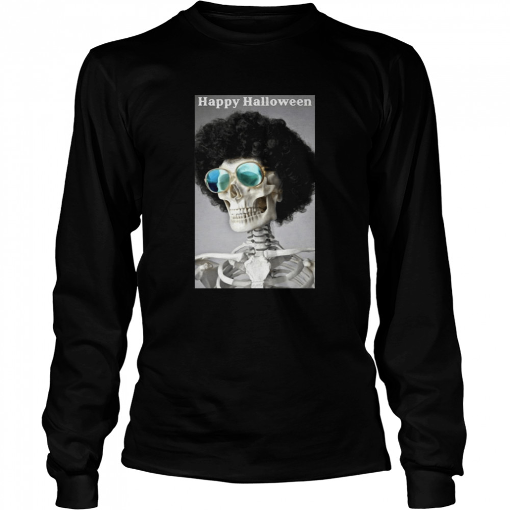 Happy Halloween Addition Skeleton With Sunglasses T-Shirt 2 » Cool Gifts for You - Mfamilygift Happy Halloween Addition Skeleton With Sunglasses T-Shirt 2