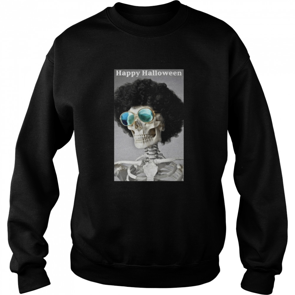 Happy Halloween Addition Skeleton With Sunglasses T-Shirt 3 » Cool Gifts for You - Mfamilygift Happy Halloween Addition Skeleton With Sunglasses T-Shirt 3
