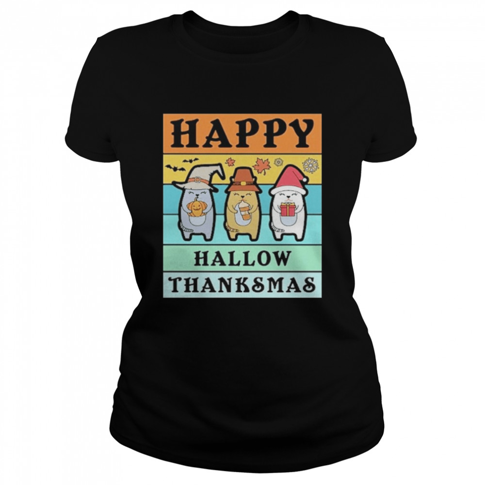 Happy Hallowthanksmas Cats Shirt 1 » Cool Gifts for You - Mfamilygift Happy Hallowthanksmas Cats Shirt 1